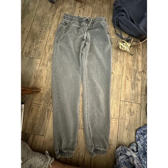 Talentless Women's Gray Drawstring Heavyweight Joggers Sweatpants Size medium - Picture 6 of 7